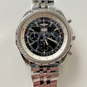 Breitling for Bentley Motors Chronograph Watch – Stainless Steel